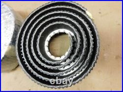 Case Sealer Belt PVC 120 Black Conveyor Belt 3 wide x 72 long NEW 2pc LOT