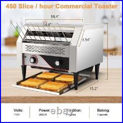 Commercial Toaster Conveyor Toaster Heavy Duty Restaurant Conveyor Belt Toaster