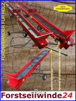 Conveyor Belt Firewood, Firewood, Hackgut, Pellet, Collino all Lengths & Spread