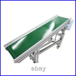 Conveyor Belt Systems 59x12in Inclined Conveyor Machine for Industrial Transport