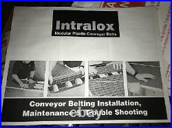 Conveyor Belting Marel Intralox 23.33 Ft 2 Knuckle Chain Series 3000 280 Rows