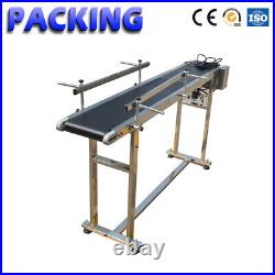 Conveyor Stainless Steel PVC Belt Electric Conveyor Machine Conveying Bottles