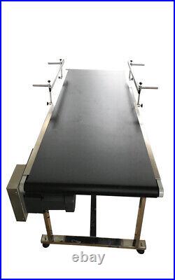 Conveyor Supports Belt Conveyor System19.5? Wide x 5' Long with variable speed
