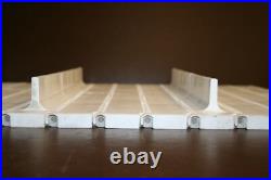 Conveyor belt Series 400 withflights FlatTop 17.75x126 inches Intralox Unused