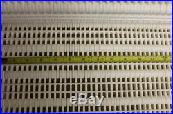 Conveyor belt plastic, Intralox Series 200 style OG 16.3in x 10ft