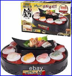 Conveyor belt sushi Authentic size with battery-powered sushi nigiri 10plates