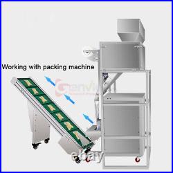 Customzied PVC Belt Conveyor 62 x 7.8 Motorized Lifting Conveyor with Guardrails