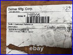 Dorner 2200 Series 18 x 18 Flat Conveyor belt