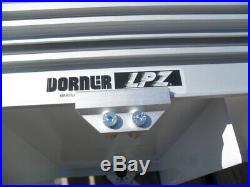 Dorner 3200 Ser 16in x 8ft 5in LPZ Paddle Incline cleated belt conveyor withmotor