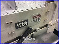 Dyna-Con 12V33080F Portable Modular Conveyor, Flighted Belt 12W x 120L