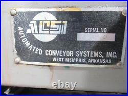 Flat Belt Conveyor 68L X 21W X 10H with adjustable speed drive (Used Tested)