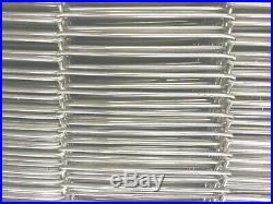 Flat flex stainless steel food grade wire belt conveyor belt 28 inch