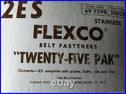 Flexco 2ES 20039 Conveyor/Elevator Belts SS Bolt Solid Plate Fasteners 69 7598