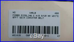 Forbo Siegling E X/2 0/U0 NA White Conveyor Belt X 87ft 52in