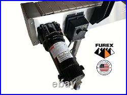 Furex Stainless Steel 4' x 12 Inline Conveyor with Plastic Table Top Belt