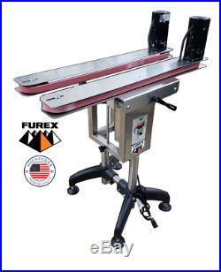 Furex Stainless Steel Bottomless Conveyor Side Belt Transfer for Bottom Coding