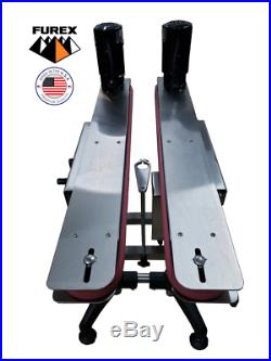 Furex Stainless Steel Bottomless Conveyor Side Belt Transfer for Bottom Coding