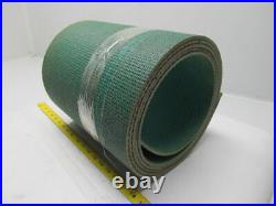 Green woven hard heavy duty conveyor belt 13ft x 12-1/8x1/4 thick