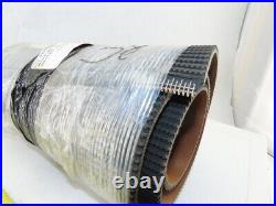 Guided 14x58 Rough Top Interwoven Conveyor Belt 1/4 Thick WithLacing