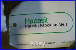 HABASIT Plastic Modular Belt 39.1''x10' M5032