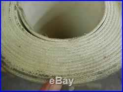 Habasit 30x30' White 4 Ply Solid Woven Cotton Conveyor Belt Belting