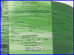 Habasit 6x 83' 10 Hytrol Conveyor Belt Black Anti-Static Fabric UMS140HMSD-B