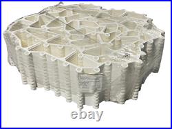 Habasit HDU620 Flat Top Polypropylene Conveyor Belt White 6 Width 96' Length