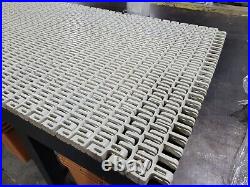 Habasit KVP IS620 Modular Conveyor Belt 25 wide x 10' Gray Acetal Radius
