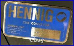 Hennig Belt Chip Conveyor NEW for HAAS EC400-PP
