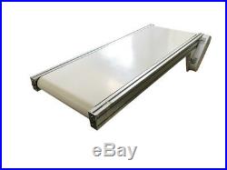 Hot! More Wider 47.2X15.7White PVC Belt Conveyor Mesa Applicable for Industry