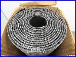 Incline Conveyor Belt 24x 22' Grip Top Belt Black Interwoven 0.25 1/4 Thick