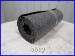 Interwoven Polyester Black PVC Crescent Top Conveyor Belt 20' X 25-1/2