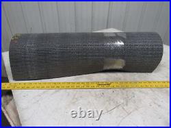 Interwoven Polyester Black PVC Crescent Top Conveyor Belt 6' X 31-3/8