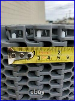 Intralox Plastic Conveyor Belt Chain 25.4 x 20 Ft GREY. 25 3/8