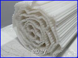 Intralox S1600 Plastic Incline Conveyor Belt Nub Top Cleated 26 x 14' White