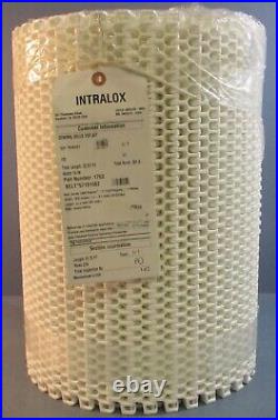 Intralox Series 2400 Radius Flush Grid White Conveyor Belt 19.70' L 18 W 1753