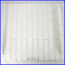 Intralox Series 900 Flat Top Polypropylene White 445 Row Conveyor Belt 12 x 40