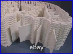Intralox White Conveyor Belt, Flush Grid Polypropylene 16ft Series 900