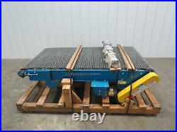 London Engineering 36x 6' Steel Flat Wire Belt Roller Conveyor 1Hp End Drive