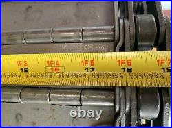 Mayfran CT20 450mm Chip Conveyor Chain Belt Winged 1.125 Rollers 70 Links 140