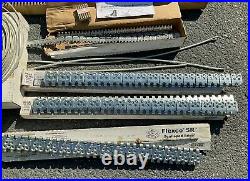 Mixed lot of Alligator and Flexco conveyor belt fasteners, lacing & cable, as is