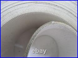 Multi Purpose Rubber Conveyor Belt 2x100' Long 0.10 Thick White