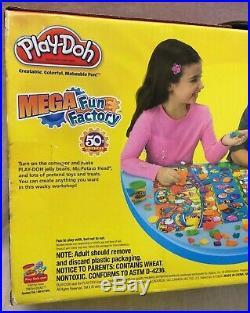 NEW 50th Birthday Edition 2009 Play-Doh Mega Fun Factory Conveyor Belt In Box