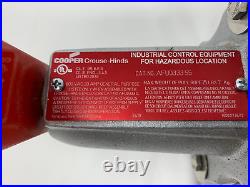 NEW Cooper Crouse-Hinds AFU0333 55 Conveyor Belt Control Switch 600V 20A