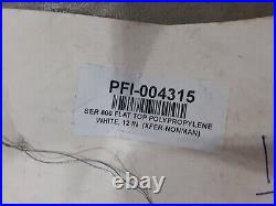 NEW Intralox 12 x 108 Series 800 Hinge Flat Top Conveyor belt PFI-004315 white