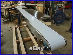 NEW SS CONVEYOR 8' x 6 -TABLE TOP SANITARY BELT AND WORK STATION-MADE IN USA