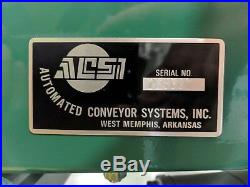 New American Made ACSI Rubber Belt Conveyor 3' x 16' 3PH 480V