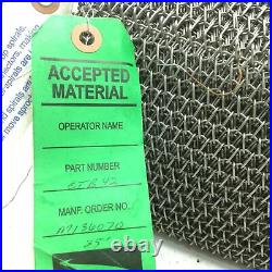 New Ashworth Balanced Weave Stainless Steel Wire Conveyor Belt, W 16, L 25