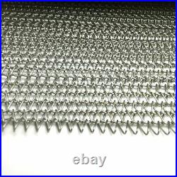 New Ashworth Balanced Weave Stainless Steel Wire Conveyor Belt, W 22.5, L 11