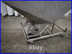 New England Machinery Stainless Steel Incline Cleated Belt Conveyor